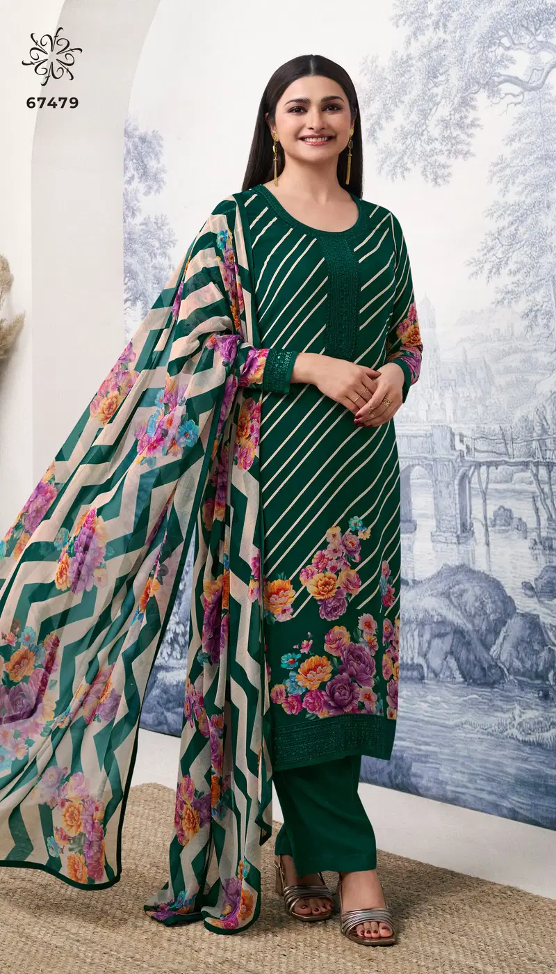 Silkina Royal Crepe Vol 44 By Vinay Crepe Designer Salwar Kameez Wholesale In Delhi
